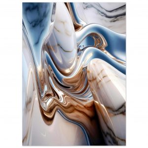Marble Flow – Eleganz in Bewegung | Kunstdrucke 13x18 cm / 5x7″