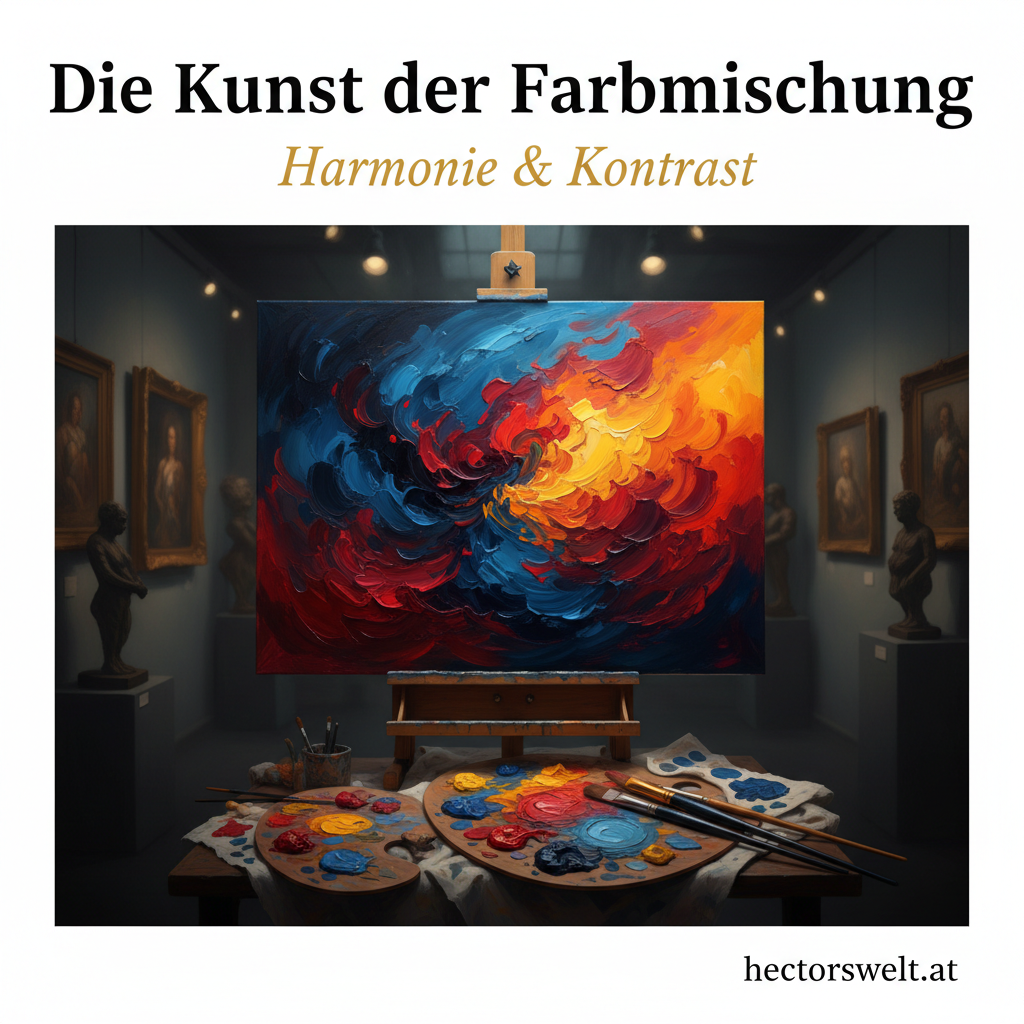 Die Kunst der Farbmischung: Harmonie und Kontrast auf der Leinwand